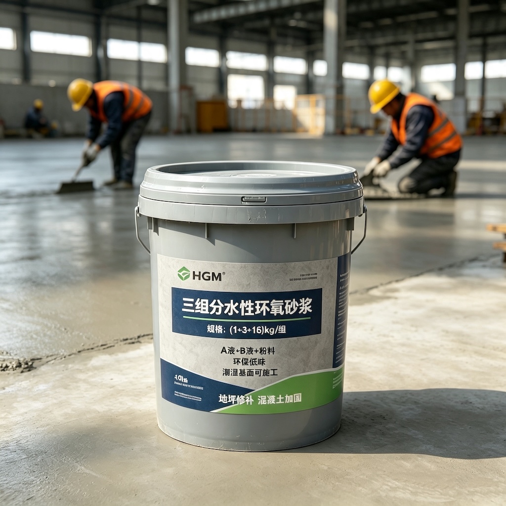 临淄三组份水性环氧砂浆